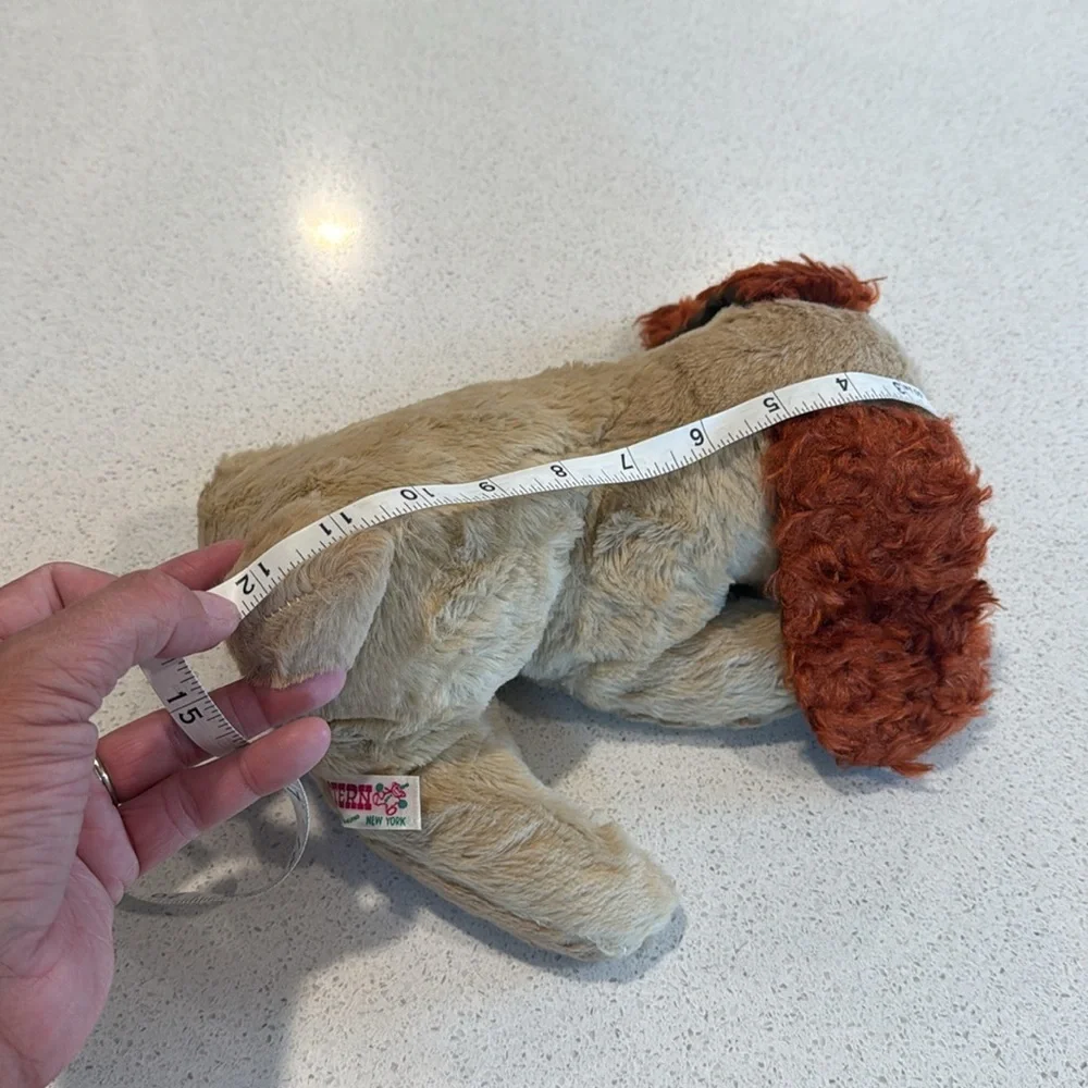 Plush Dog Vintage Stern Rubber Face dog Rare!